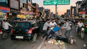 ग्वालियर में बदमाशों का उत्पात… युवक पर फेंकी जलती सिगरेट, फिर कार में डालकर पीटा, बचाने आए लोगों को भी मारा