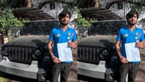 थार चालक का दुस्साहस… 7 दिन पहले बिना नंबर के पकड़ा, अब काली फिल्म और हूटर मिलने पर गाड़ी जब्त