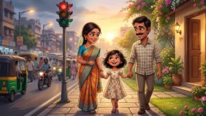 सगे मां-बाप ने छोड़ा, 5 साल की उम्र में सिग्नल पर मांगी भीख, फास्टर केयर योजना से बच्ची को मिला नया परिवार