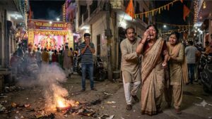 रिश्तेदार के बेटे की लापरवाही से महिला की चली गई रोशनी, माता के जागरण में पटाखा आंख में लगा