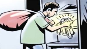 30 लाख का माल समेट ले गए चोर, परिवार पहली मंजिल पर सो रहा था