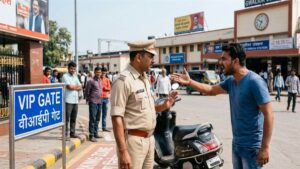 पार्किंग में गाड़ी खड़ी करने से रोका, तो RPF के ASI को दी वर्दी उतरवाने की धमकी, ग्वालियर का मामला