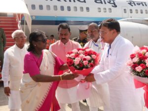 President Droupadi Murmu Arrived In Kuno From Gwalior; 2,000 Security Personnel Deployed. – Gwalior News